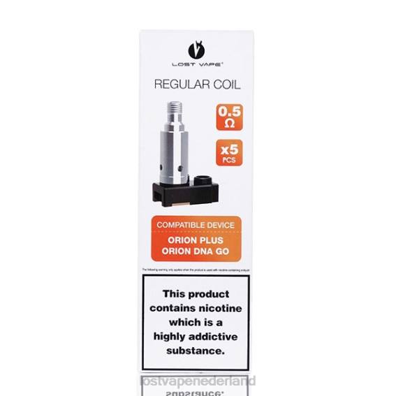 Lost Vape Orion plus DNA-vervangingsspiralen (5-pack) 0,25 ohm - Lost Vape disposable TYU4R36