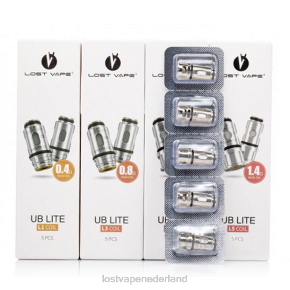 Lost Vape UB Lite-spoelen (5-pack) l1 0,4ohm - Lost Vape prijs Nederland TYU4R5