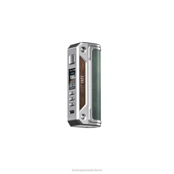 Lost Vape Thelema solo 100w mod RVS/mineraalgroen - Lost Vape Nederland TYU4R22