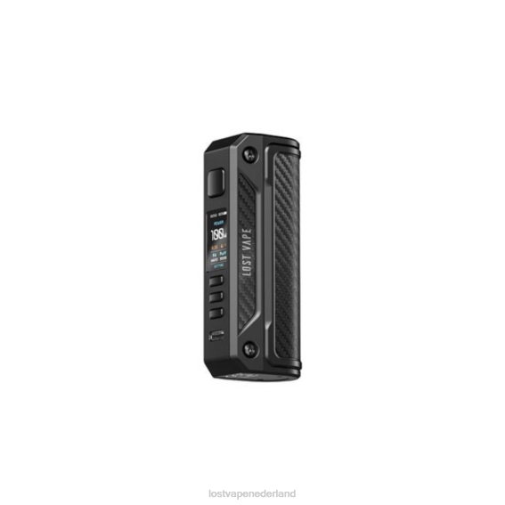 Lost Vape Thelema solo 100w mod zwart/koolstofvezel - Lost Vape Nederland TYU4R252