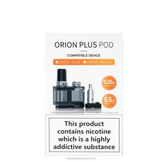 Lost Vape Orion plus DNA-pod-cartridgepakket | inclusief 2 spoelen normaal - Lost Vape kopen Nederland TYU4R407