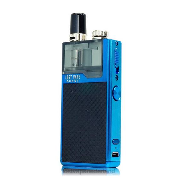 Lost Vape Quest Orion Q Pod-apparaat volledige set blauw/zwart geweven - Lost Vape prijs Nederland TYU4R465