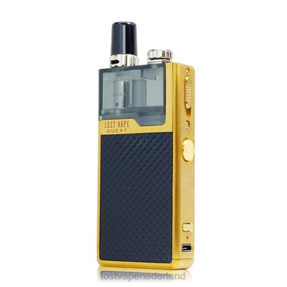 Lost Vape Quest Orion Q Pod-apparaat volledige set goud/zwart geweven - Lost Vape disposable TYU4R466