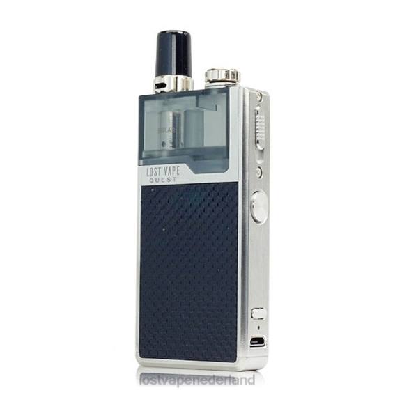 Lost Vape Quest Orion Q Pod-apparaat volledige set zilver/zwart geweven - Lost Vape near me Nederland TYU4R468