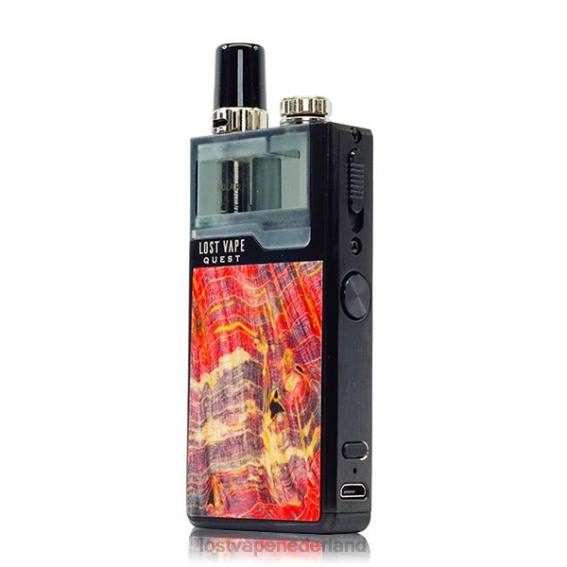 Lost Vape Quest Orion Q Pod-apparaat volledige set zwart/rood steekhout - Lost Vape wholesale TYU4R474