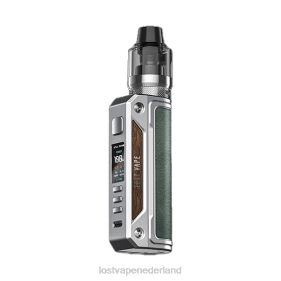 Lost Vape Thelema solo 100w-kit RVS/mineraalgroen - Lost Vape Amsterdam TYU4R13
