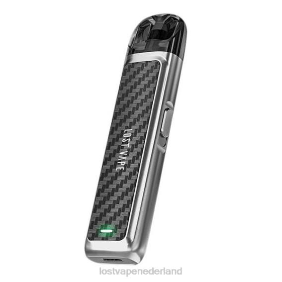 Lost Vape URSA podkit | 800mAh zilveren koolstofvezel - Lost Vape disposable TYU4R226