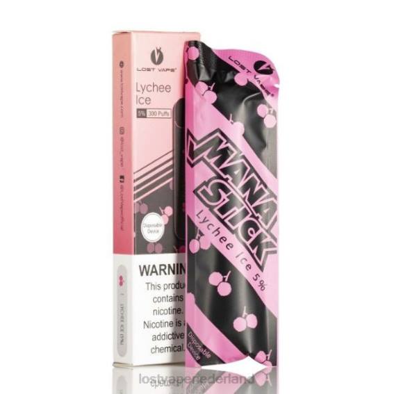 Lost Vape Mana stok wegwerp | 300 trekjes | 1,2 ml lychee-ijs 5% - Lost Vape Nederland TYU4R522