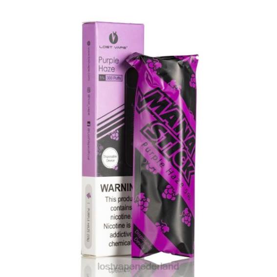 Lost Vape Mana stok wegwerp | 300 trekjes | 1,2 ml paarse waas 5% - Lost Vape kopen Nederland TYU4R527