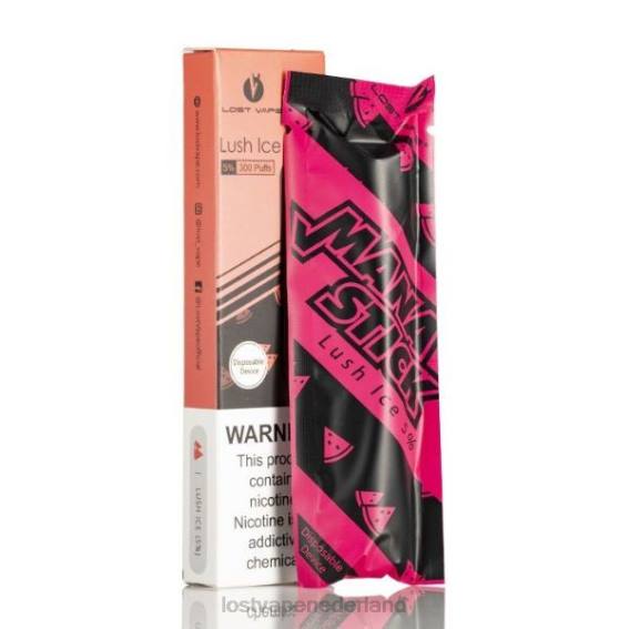 Lost Vape Mana stok wegwerp | 300 trekjes | 1,2 ml weelderig ijs 5% - Lost Vape flavors TYU4R521