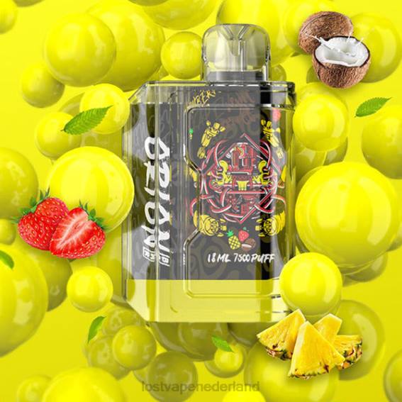 Lost Vape Orion reep wegwerp | 7500 trekje | 18ml | 50mg Aardbei Pina Colada - Lost Vape customer service TYU4R80