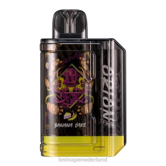 Lost Vape Orion reep wegwerp | 7500 trekje | 18ml | 50mg bananen taart - Lost Vape disposable TYU4R56