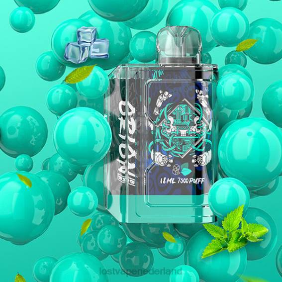 Lost Vape Orion reep wegwerp | 7500 trekje | 18ml | 50mg blauwe munt - Lost Vape flavors TYU4R81