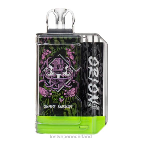 Lost Vape Orion reep wegwerp | 7500 trekje | 18ml | 50mg druiven energie - Lost Vape customer service TYU4R60