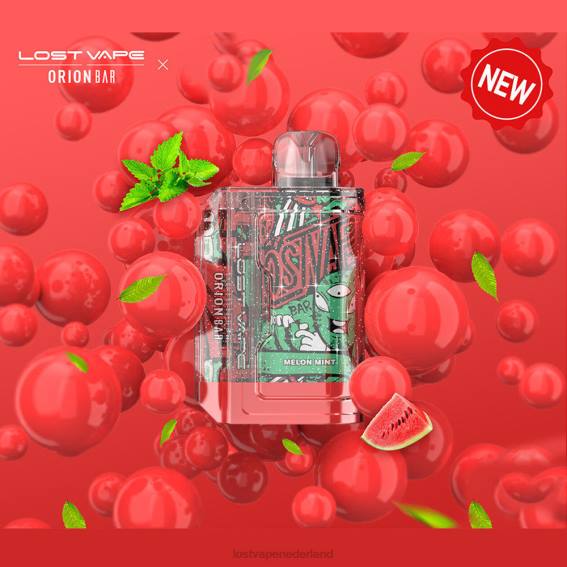 Lost Vape Orion reep wegwerp | 7500 trekje | 18ml | 50mg meloen munt - Lost Vape customer service TYU4R90