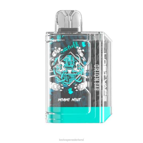 Lost Vape Orion reep wegwerp | 7500 trekje | 18ml | 50mg miami munt - Lost Vape wholesale TYU4R84