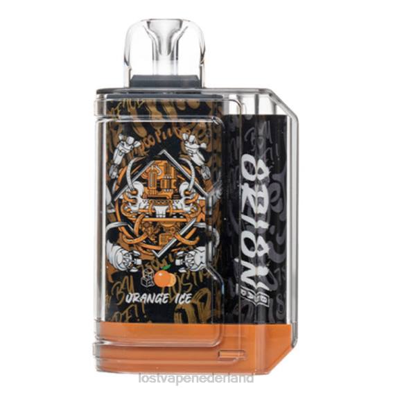 Lost Vape Orion reep wegwerp | 7500 trekje | 18ml | 50mg oranje ijs - Lost Vape near me Nederland TYU4R58