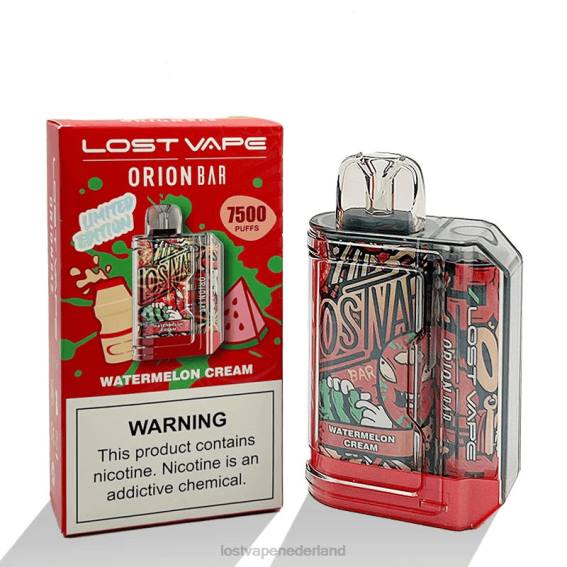 Lost Vape Orion reep wegwerp | 7500 trekje | 18ml | 50mg watermeloen crème - Lost Vape pods near me TYU4R99