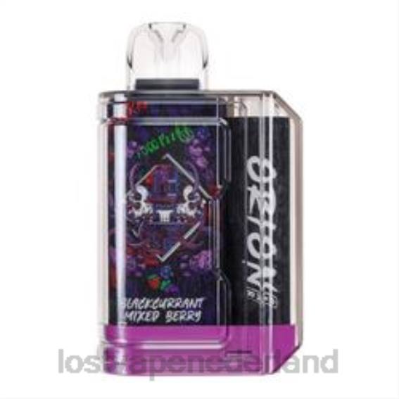 Lost Vape Orion reep wegwerp | 7500 trekje | 18ml | 50mg zwarte bes gemengde bes - Lost Vape pods near me TYU4R69
