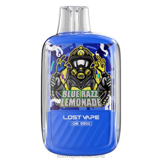 Lost Vape Orion ob5500 5500 pufjes 14 ml 50 mg wegwerpbaar blauwe razz-limonade - Lost Vape Nederland TYU4R2