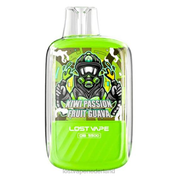 Lost Vape Orion ob5500 5500 pufjes 14 ml 50 mg wegwerpbaar kiwi-passievrucht-guave - Lost Vape Amsterdam TYU4R103